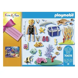 PLAYMOBIL Family Fun 70678 Płetwonurek
