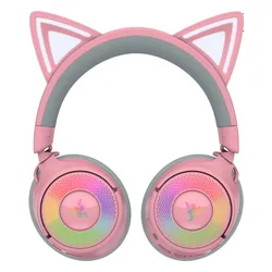 Słuchawki RAZER Kraken Kitty V3 Pro Różowo-szary