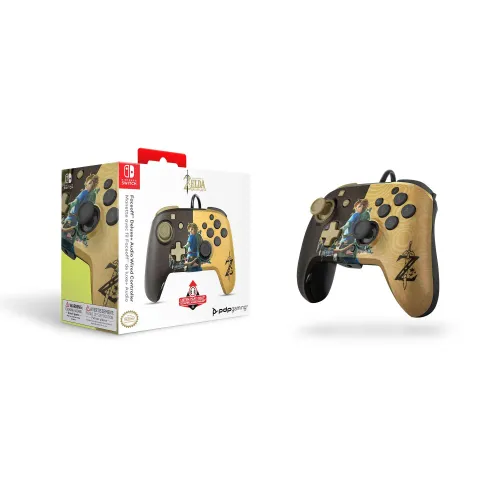 Pad PDP Faceoff Delux+ Audio Zelda do Nintendo Switch Przewodowy