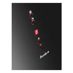 Okap Amica OWC4441BK Czarny