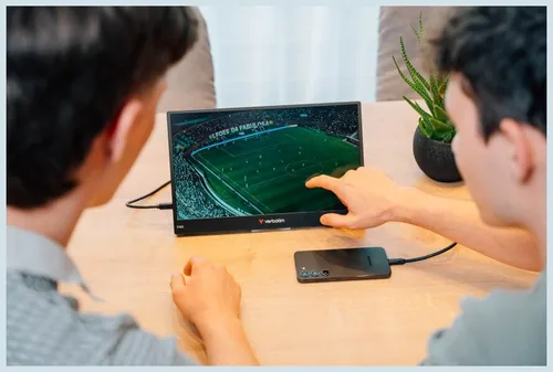 Monitor VERBATIM Light 14" 1920x1080px IPS + Powerbank