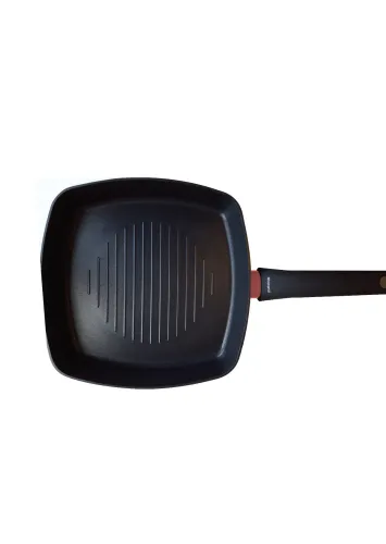 BRABANTIA Heat Pearl 26 x 26 cm beżowa - patelnia grillowa nieprzywierająca