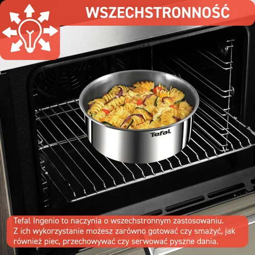 Zestaw patelni i garnków TEFAL Emotion L8968S04 Stalowy (8 elementów)