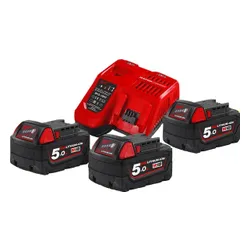 Milwaukee NRG M18 NRG-503 Şarj Cihazlı 5AH Batarya