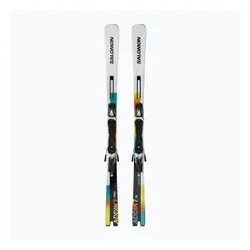 Narty zjazdowe Salomon Addikt Pro 76 + wiązania MI12 GW white/black/capri breeze
