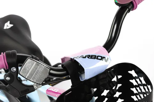 Rower dziecięcy KARBON Jazz 14 cali dla dziewczynki Miętowy