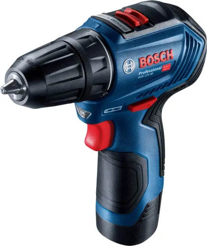 Bosch GSR 12V-30 Professional Akülü Matkap (+2 adet 2AH pil + matkap seti)