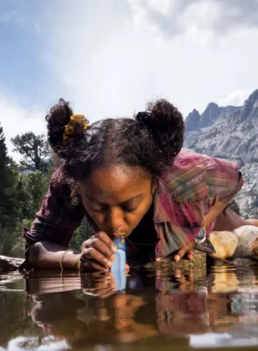 Filtr do wody słomka LifeStraw Peak Series - mountain blue