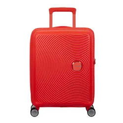 Walizka mała American Tourister Soundbox EXP - neon orange