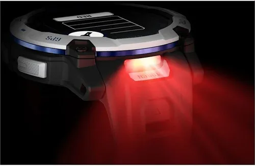 Smartwatch GARMIN Instinct 3 50mm Solar Biały + pasek czarno-niebieski