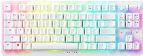 Klawiatura mechaniczna Razer DeathStalker V2 Pro Tenkeyless - Linear Optical Switch - biały