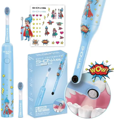 Szczoteczka soniczna SHONA Vision Kids Niebieski