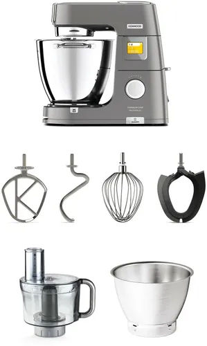Robot kuchenny planetarny KENWOOD KWL90.244SI Titanium Chef Patissier XL 1400W z wagą i funkcją podgrzewania (2 misy)