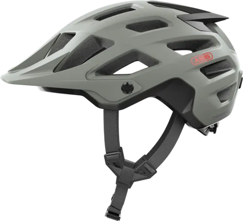 Kask rowerowy ABUS Moventor 2.0 Chalk Jasnoszary MTB (rozmiar M)