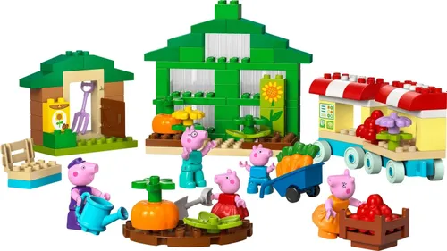 LEGO Świnka Peppa 10461 Ogród i szklarnia Dziadka Świnki