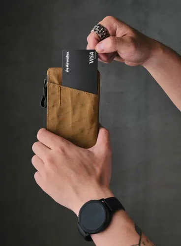 Portfel saszetka Alpaka Zip Cardholder - coyote brown