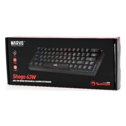 Klawiatura MARVO Shogo 63W Czarny