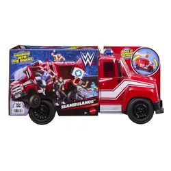 Samochód MATTEL WWE Slambulance karetka do rozbijania JMR51