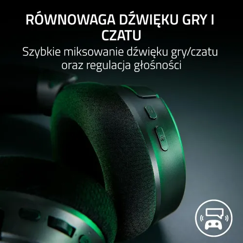 Słuchawki bezprzewodowe z mikrofonem Razer Kraken V4 Nauszne Czarny