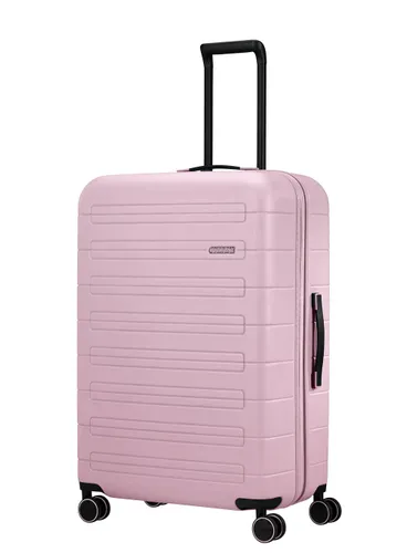 American Tourister'ın Büyük Genişletilmiş bavulu Novastream-soft pink