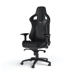 Fotel Noblechairs EPIC Gamingowy do 120kg Skóra naturalna Czarny