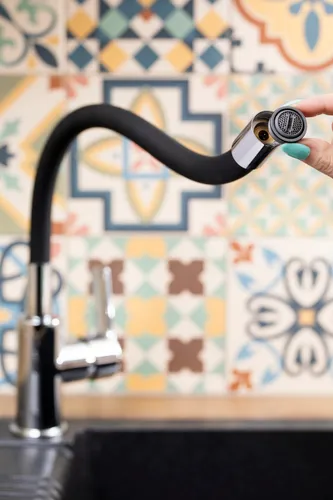 Bateria KFA ARMATURA Rumba 6553-915-00 Chrom/czarny