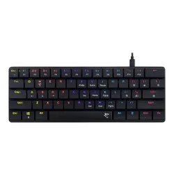 Klawiatura gamingowa White Shark GK-006111 Nagamaki Red Switch przewodowa mechaniczna podświetlana czarna