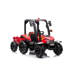 Duży Traktor Na Akumulator Dla Dziecka Blt-206 Przyczepa 24V 2X200W Pilot LED Eva Pasy Bluetooth