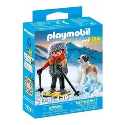 PLAYMOBIL MY LIFE 71741 NARCIARZ Z BERNARDYNEM zestaw dla dzieci 4+