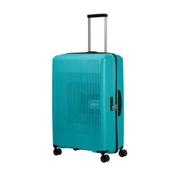 Walizka duża poszerzana American Tourister AeroStep - turqoise tonic