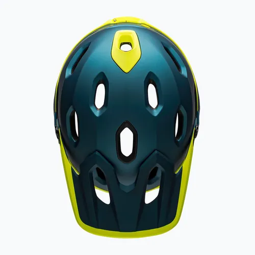 Kask rowerowy Bell FF Super DH MIPS Spherical matte gloss blue/hiviz
