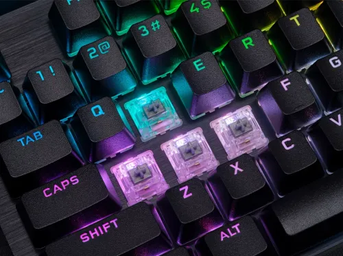 Klawiatura mechaniczna Corsair K70 RGB Pro MX Speed Czarny