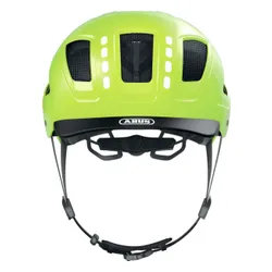 Kask rowerowy ABUS Hyban 2.0 LED Signal Żółty Miejski (rozmiar L)