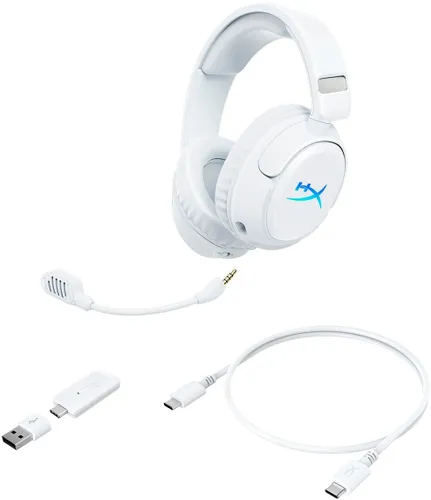 Słuchawki HYPERX Cloud Flight 2 Bezprzewodowe, Nauszne Biały