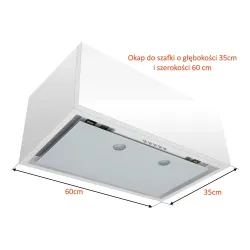 Okap VDB WGS 60/35 Biały