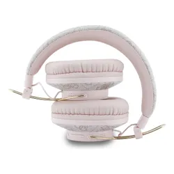 Słuchawki nauszne GUESS Triangle Logo Bluetooth ENC Różowy