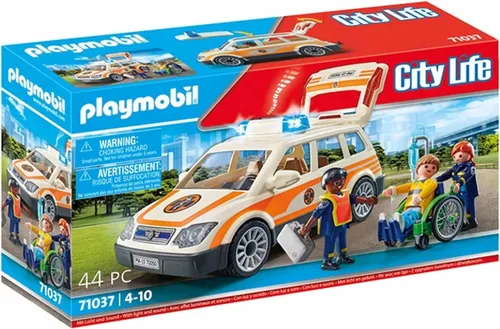 Playmobil Zestaw figurek City Life 71037 Samochód ratowniczy