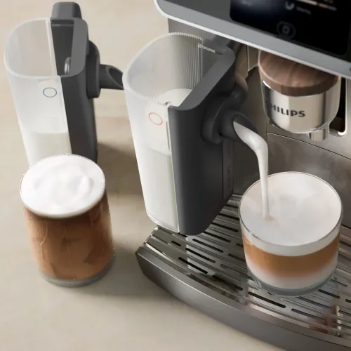Автоматическая кофемашина Philips 8000 LatteGo Pro Café Aromis EP8757/92 холодный кофе ширина 25,1 см