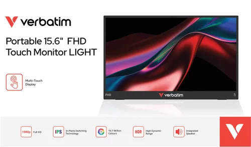 Monitor VERBATIM Light 32402 15.6" 1920x1080px IPS