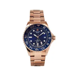 İsviçre Alpine Askeri Saati 7052.1165 Blue / Rose Gold / Rose Gold