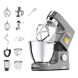 Robot kuchenny planetarny KENWOOD KWL90.594.SI Titanium Chef Patissier XL 1400W (2 MISY W ZESTAWIE)