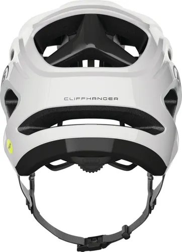 Kask rowerowy ABUS Cliffhanger Shiny Biały MTB (rozmiar S) MIPS