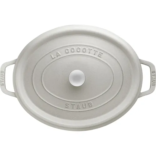 STAUB La Cocotte Oval 4,2 l - garnek żeliwny/brytfanna z pokrywką