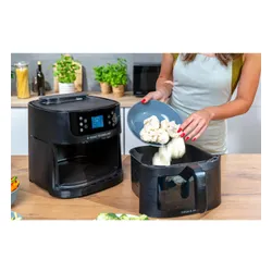 Air Fryer Frytkownica beztłuszczowa AI GÖTZE & JENSEN AF850T by Setti+ WiFi rozpoznawanie potraw i gotowanie na parze