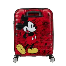 Walizka kabinowa American Tourister Wavebreaker Disney - Mickey comics red