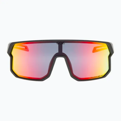 Okulary przeciwsłoneczne GOG Vidar matt black/reflex black/red