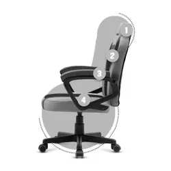 Fotel HUZARO Ranger 1.0 Mesh Szary