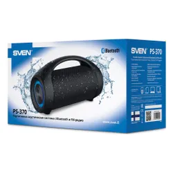 Głośnik mobilny SVEN PS-370 Radio FM Czarny