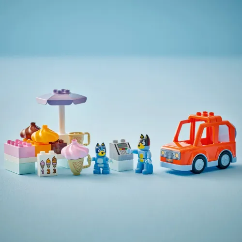 LEGO Klocki DUPLO Bluey 10458 Wyprawa po lody z Bluey