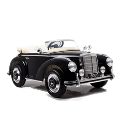 Auto Na Akumulator Dla Dziecka Retro Mercedes 300S Eva LED Pilot Skóra MP3